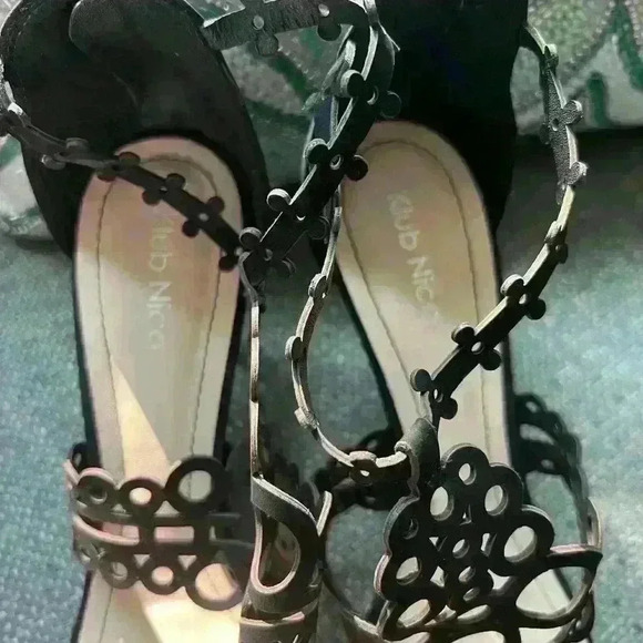 Klub Nico Antonia Sandal Heels Size 10 Black - Picture 2 of 11